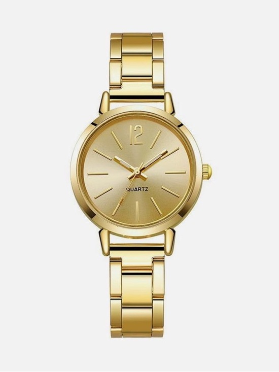 Women\'s Gold Tone Bracelet Quartz Watch main image 4